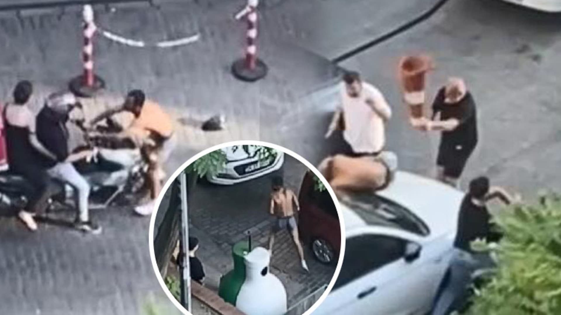 30岁男子Ahmet K.在Firuzağa Mahallesi跳上马路，引发冲突