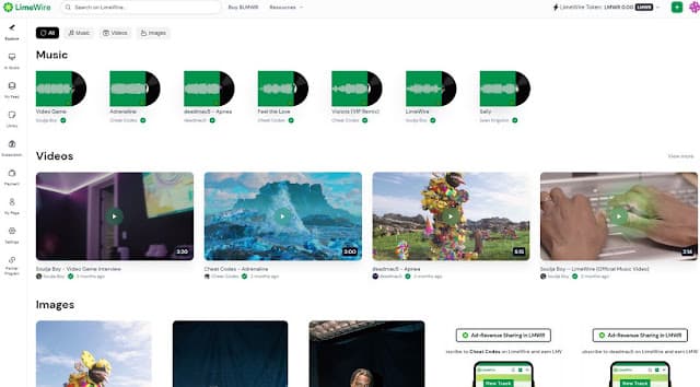 Limewire, the Name Once Associated With Illegal File-sharing, Has Reinvented Itself As a Cutting-edge AI Content Publishing