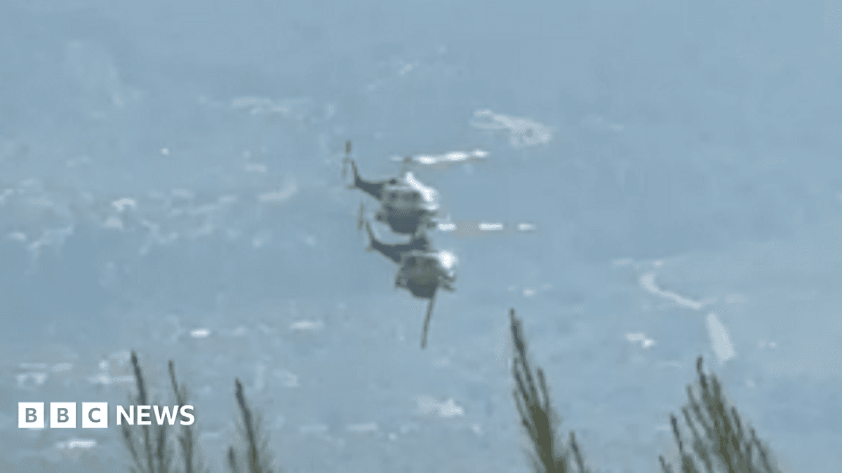 Orman Yangınlarıyla Mücadele Sırasında İki Helikopterin Havada Çarpışması Sonucu İki Mürettebat Üyesi Hayatını Kaybetti