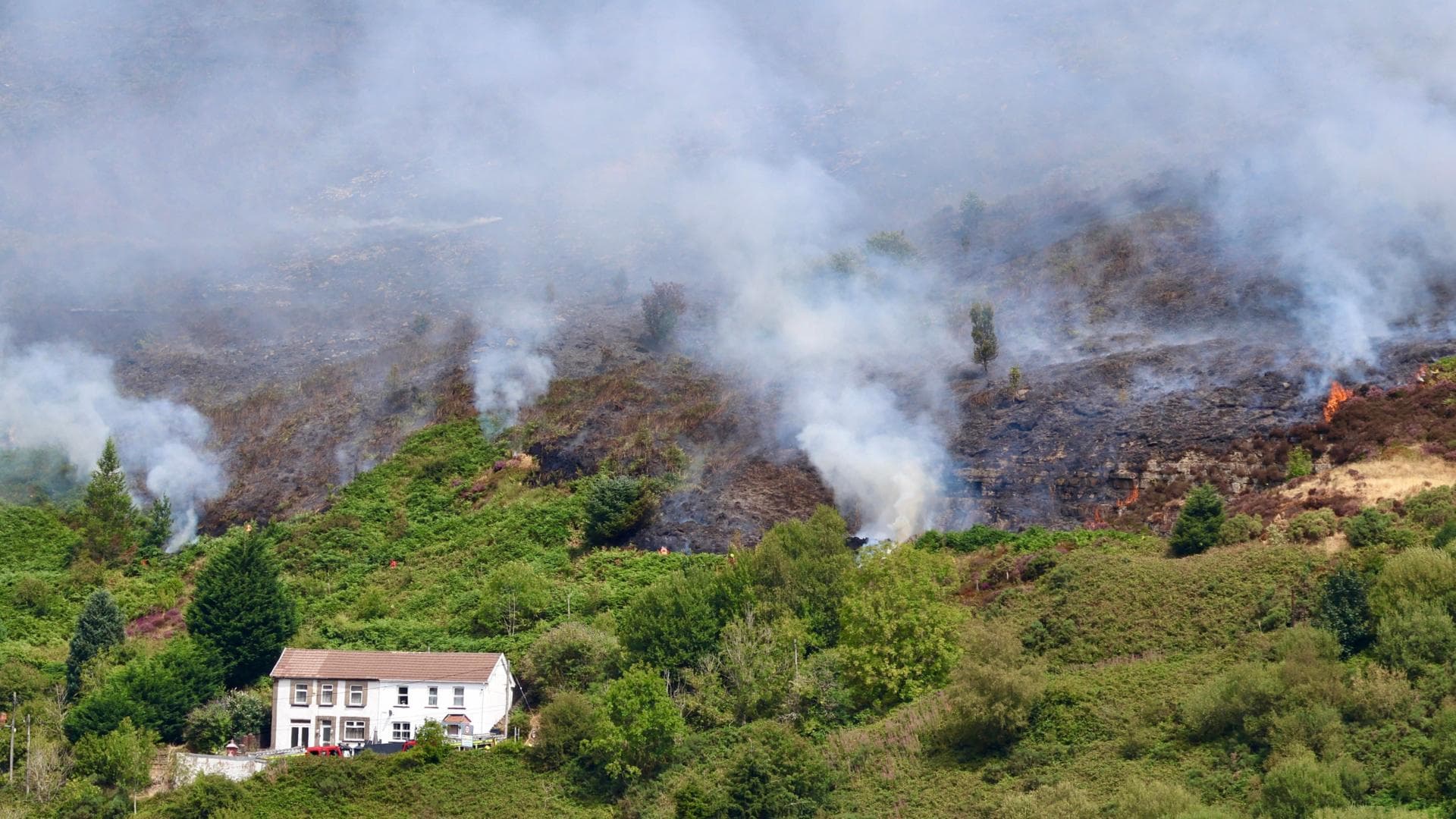 South Wales Fire and Rescue Service Reported Deliberate Fire Setting Overnight Monday