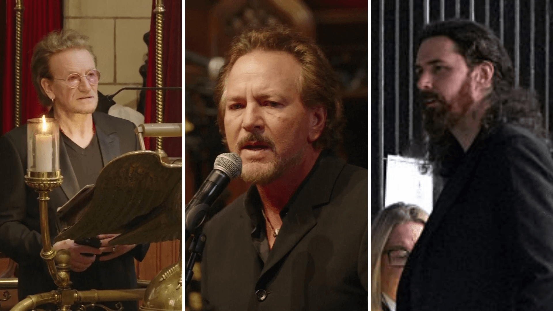 Vedder y Hozier Entre Los Dolientes En El Funeral de Glen Hansard