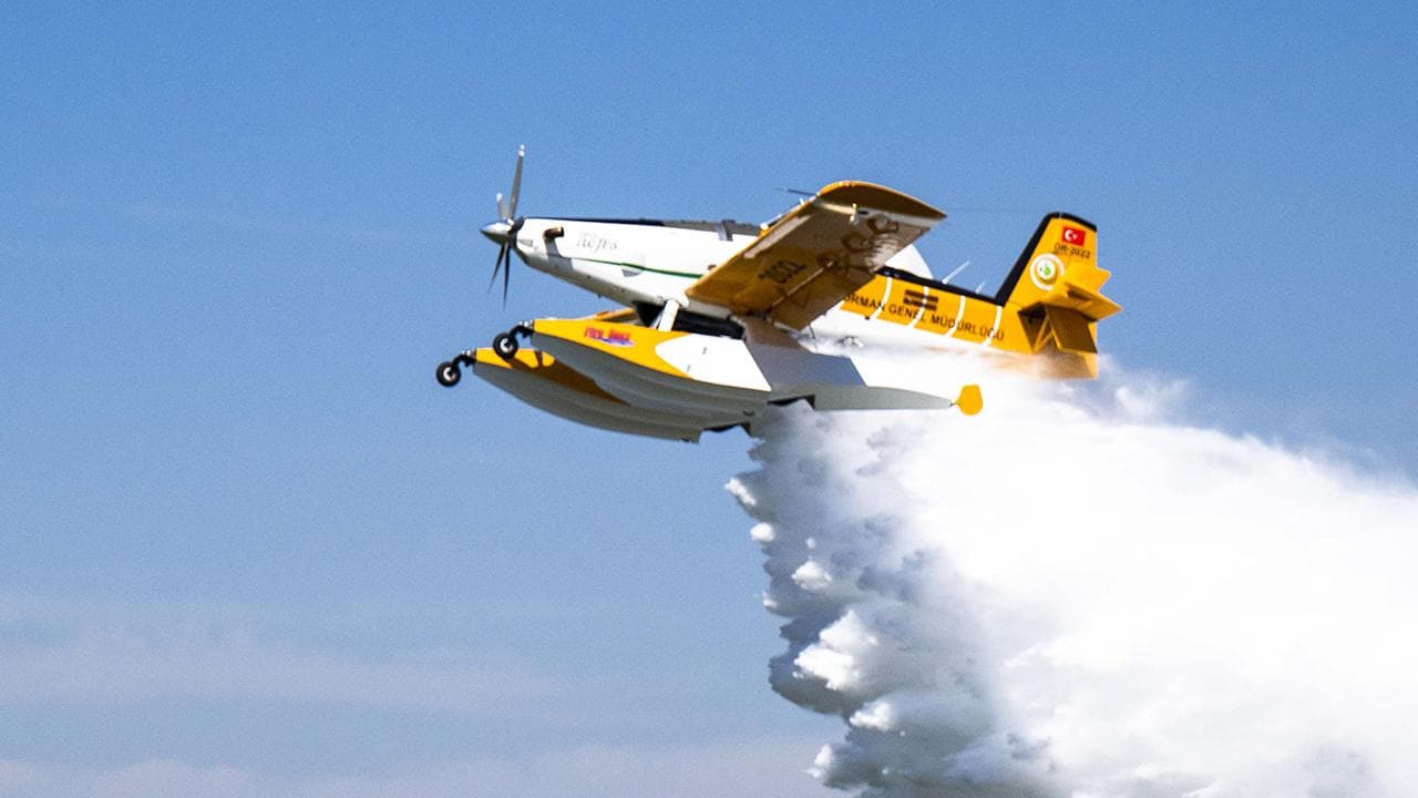 Turkey's Forestry Aerial Fleet Logged 8,975 Flight Hours and Dropped 55,366 Tons of Water on Wildfires This Year